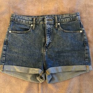 High waist Jean shorts